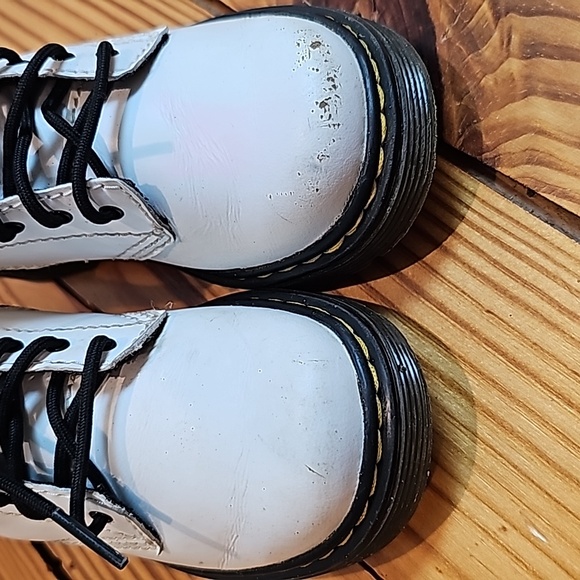 Dr. Martens Boots, White, Toddler Size 9 - Picture 6 of 7